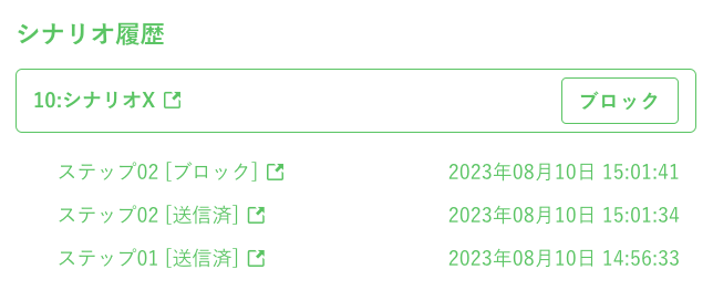 ブロック時期と配信内容